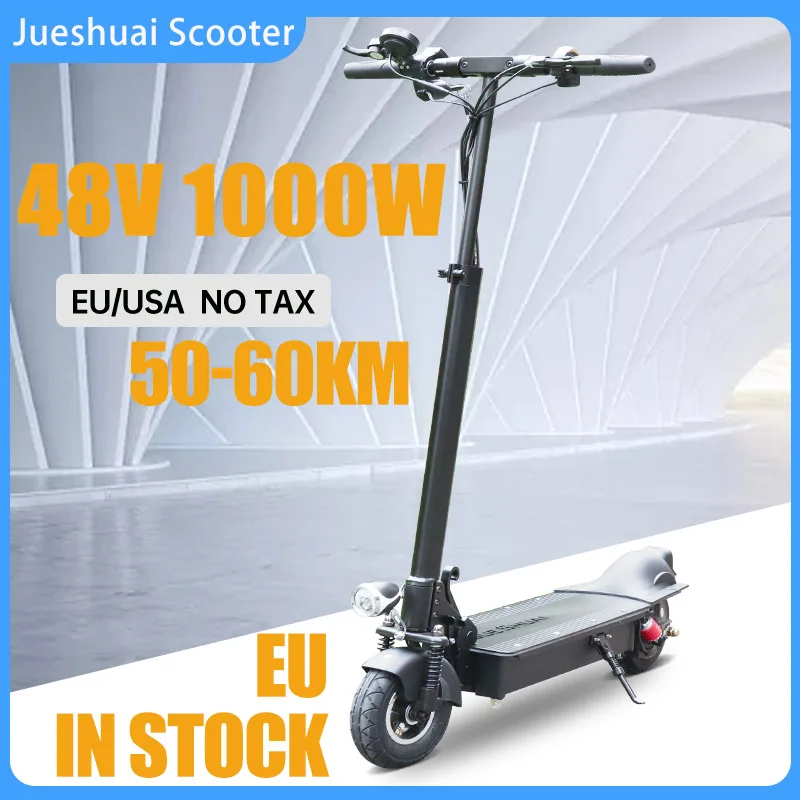 

48V 1000W Electric Scooter 45KM/H E Scooter Skateboard Adult Motor Foldable Hoverboard Escooter 50KM Distance 18A Battery EU USA