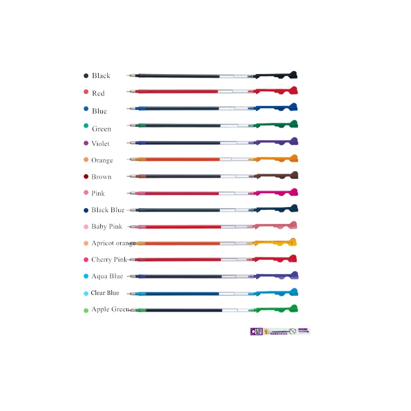 Фото LifeMaster 6 шт./лот Pilot Hi-Tec-C Coleto Gel Multi Pen Сменные стержни 0,4 мм черный/синий/красный/стандартные №5