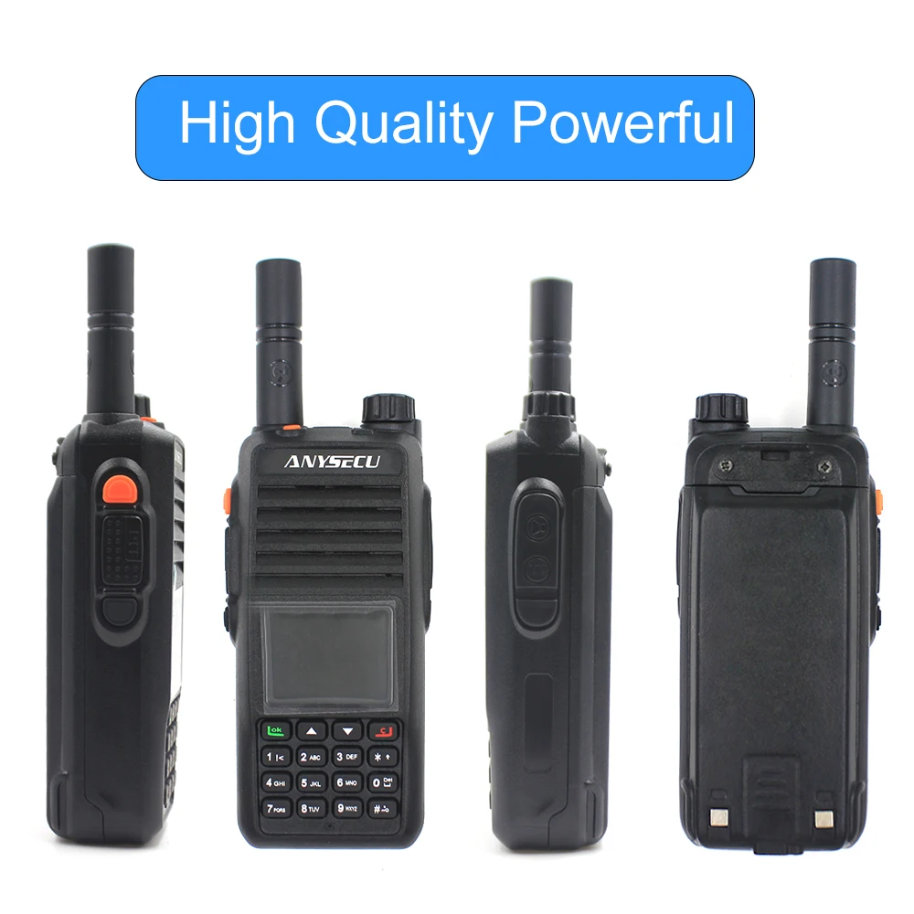 Online Anysecu 4G Radio Walkie Talkie G6000 Linux System Realptt Plattform UHF 400-470MHz Mit GPS-Position Funktion