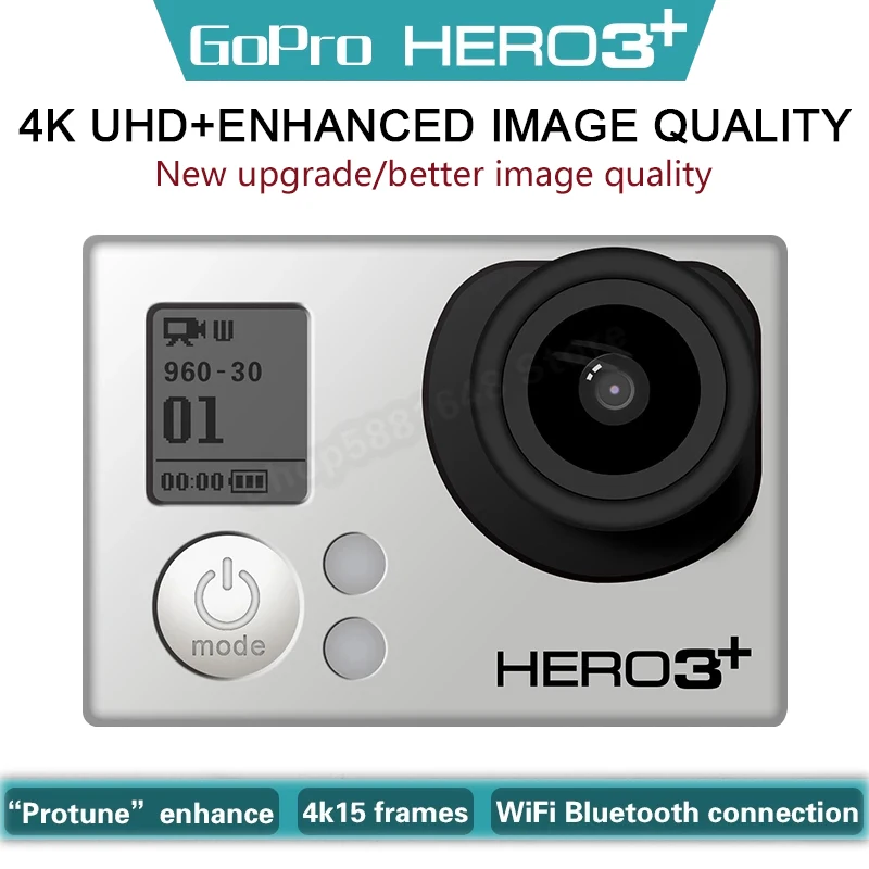 Водонепроницаемая экшн Камера Gopro hero 3 plus 4K 15 кадров/с 12 МП Экшн-камеры 