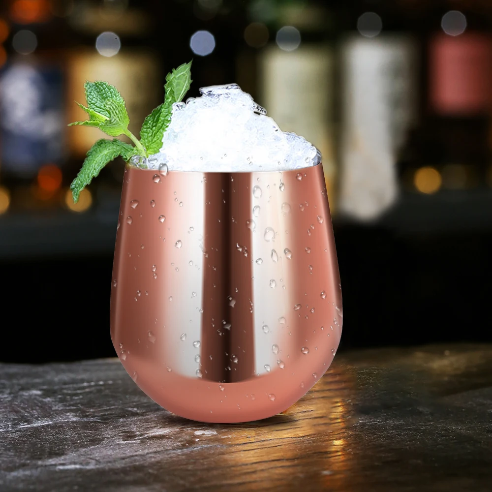 20 унций Рождественская кофейная кружка медная из нержавеющей стали для