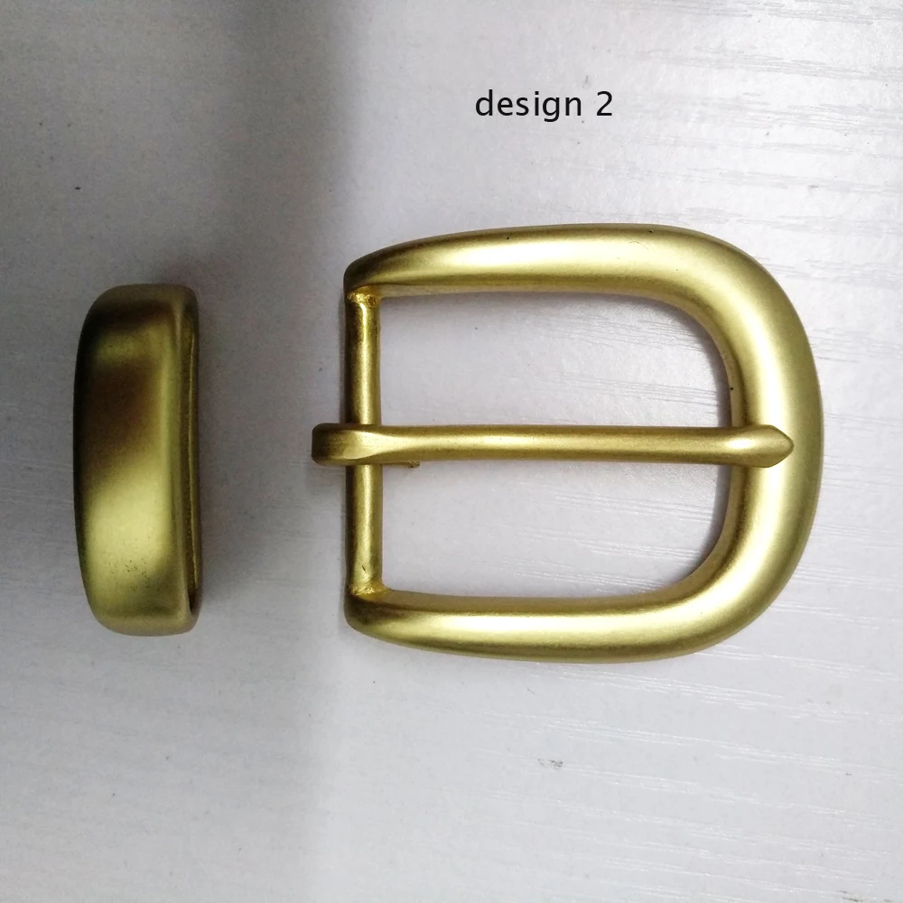 

DIY leather craft women belt pin buckle with loop set 2 sets/lot solid brass material inner width 3cm