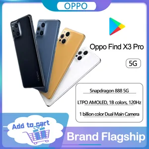 original oppo find x3 pro smartphone snapdragon 888 12gb 256gb 5g 6 7 qhd amoled 120hz screen 65w super vooc2 google play free global shipping