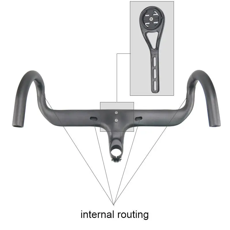 Руль велосипедный из углеродного волокна матовый/глянцевый руль для шоссейного