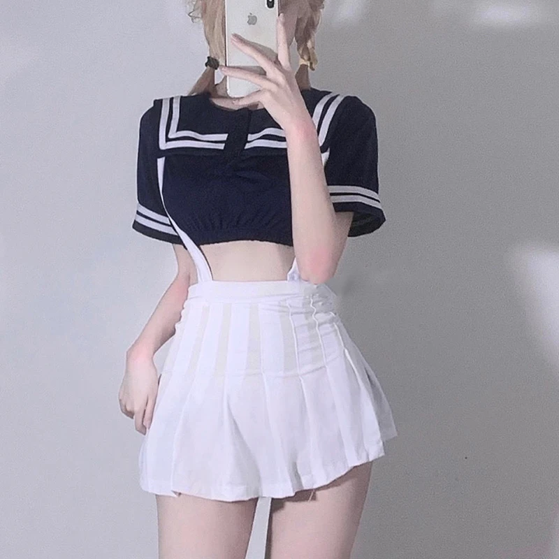 Японская Сексуальная Студенческая Матросская униформа прекрасный спортивный