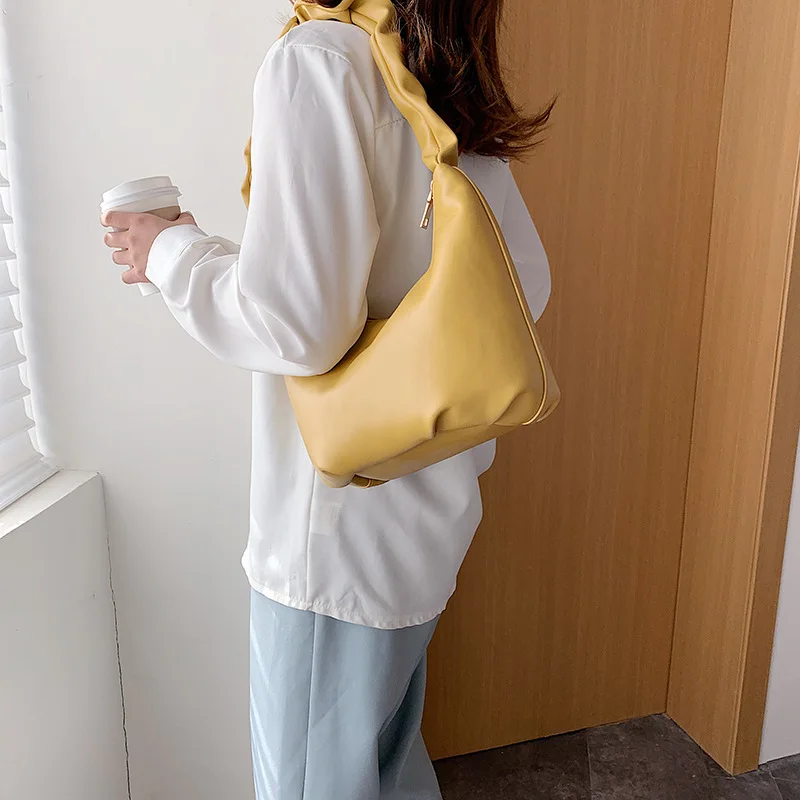 Женская сумка на ремне с оборками плечо дизайнерские модные сумки и сумочки