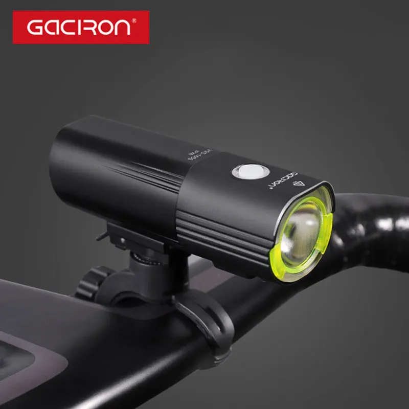 GACIRON V9SP 1260 Lumen Bike Light USB Rechargeable Bicycle Headlight 4500mAh Power Bank Waterproof Cycling Front LED Flashlight