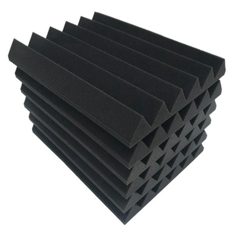 

6 шт Акустические панели Звукоизоляционная пена Акустическая плитка для студии пены звук, танкетка, с отдельным большим 30x40x5 см