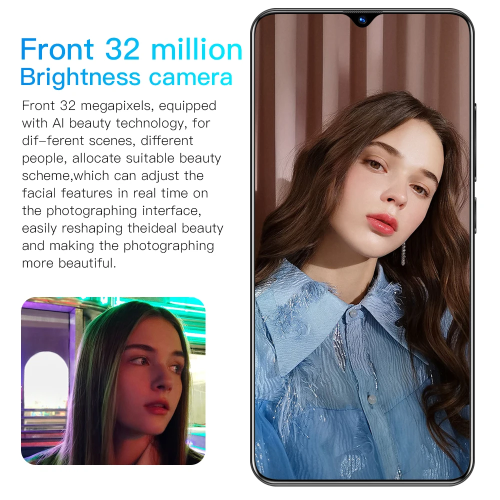 

Rino5 Pro+ 6.7 Inch 16GB+512GB Smartphones Android11 32MP+50MP HD Camera 10-Core Global 5G Mobile Phones Dual SIM Cellphones