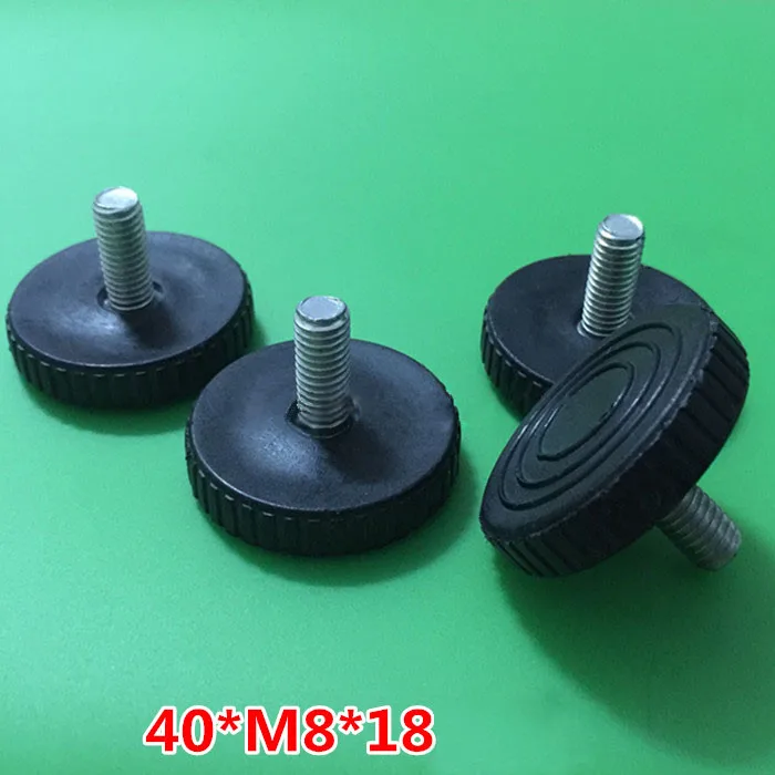Подставка под ножки M8 * 18 40 мм встраиваемая гайка наконечник регулируемые