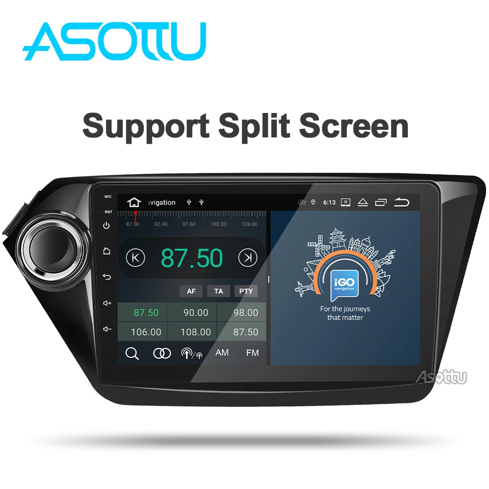 Asottu KI301 dsp px30 ips android 9,0 автомобильный dvd для Kia k2 RIO 2010 2011 2012 2013 автомобильный Радио Стерео dvd gps