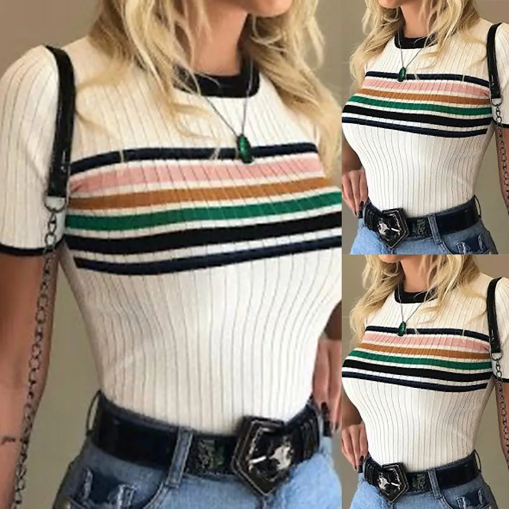 Футболка riverdale женская рубашка модные женские летние сексуальные вязаные топы в