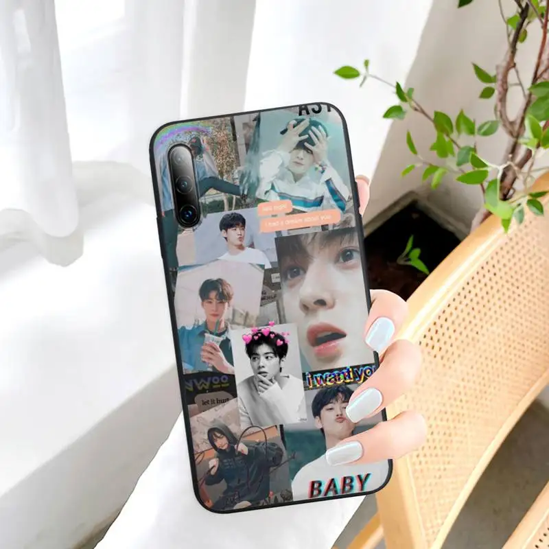 

True Beauty Cha Eun Woo Black Matte Phone Cover Case For Samsung J4 J6 J5 J7 2016 Note 5 8 9 10 Lite Plus 20 Ultra