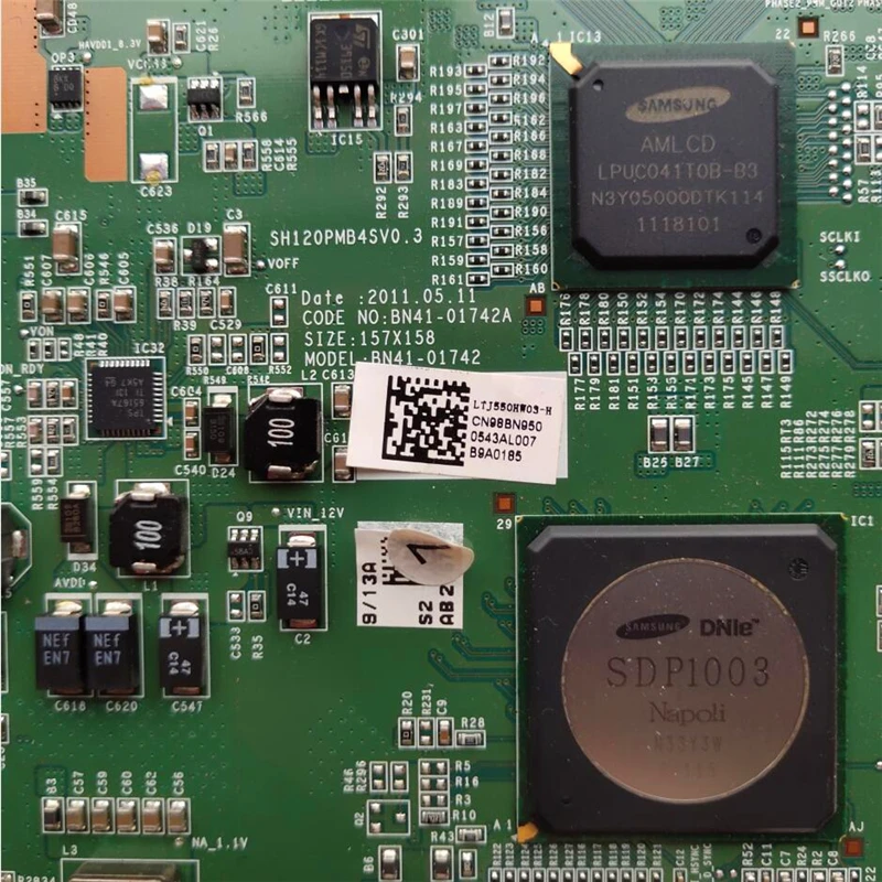 Good test working logic board BN41-01742A SH120PMB4SV0.3 BN95-00543A LTJ550HN03-H UN55D6900WF 120PLUS_S240LABMB3V0.1 T-CON BOARD