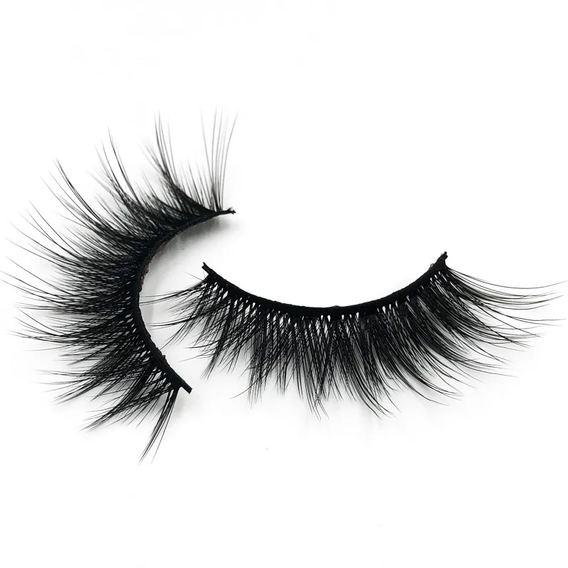 

Lashes Vendor 100% Handmade Full Strip Lashes 3D Mink Natural Long False Eyelashes Thick Individual Fake Eyelash Extension FG003