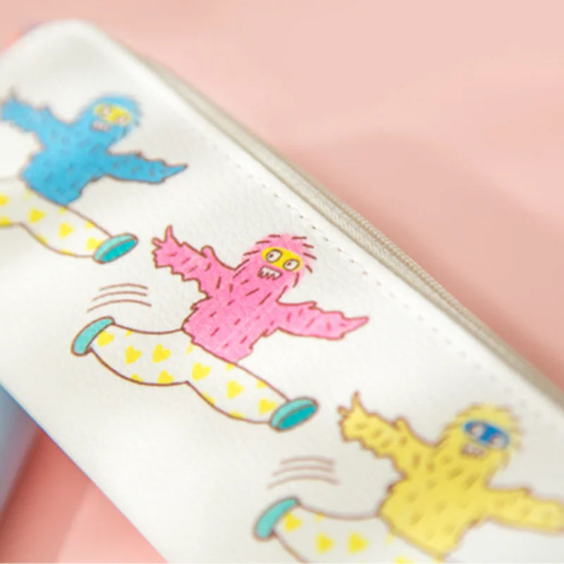 Забавный чехол-карандаш милый мультяшный с обезьяной портативный для студентов |