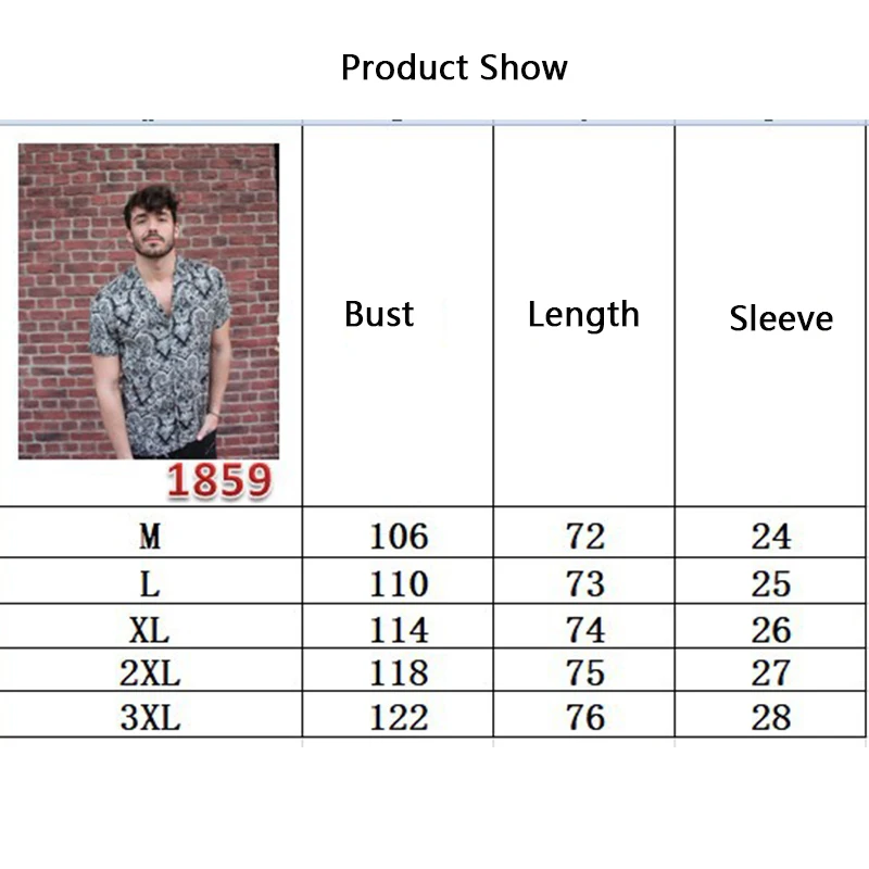 

ZOGAA Summer Men's Printed Shirt Short Sleeve Hem Loose Casual Shirts