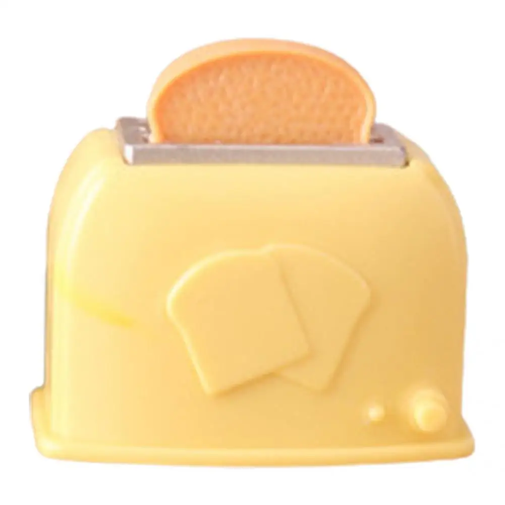 

Crafts Dollhouse Bread Machine Decorative 1/12 Ratio Dollhouse Toaster Dollhouse Bread Machine Home Decor