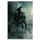Постеры Loki с шелковыми принтами, большие картины из фильма 16 х24 дюйма 24 х36 дюймов, Декор для дома, комнаты, кафе, бара, настенное искусство, Тор 2 тканевые картины без рамки