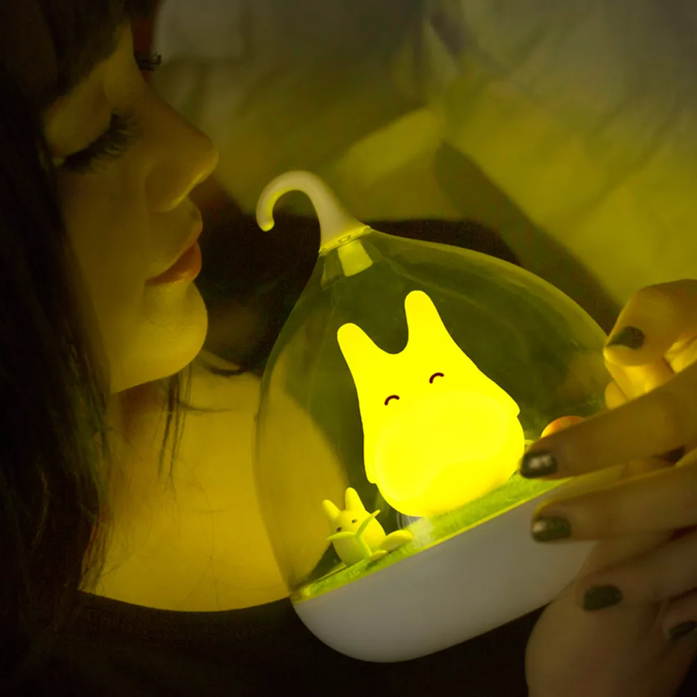 Портативный светодиодный ночсветильник Totoro стильный с сенсорным датчиком USB