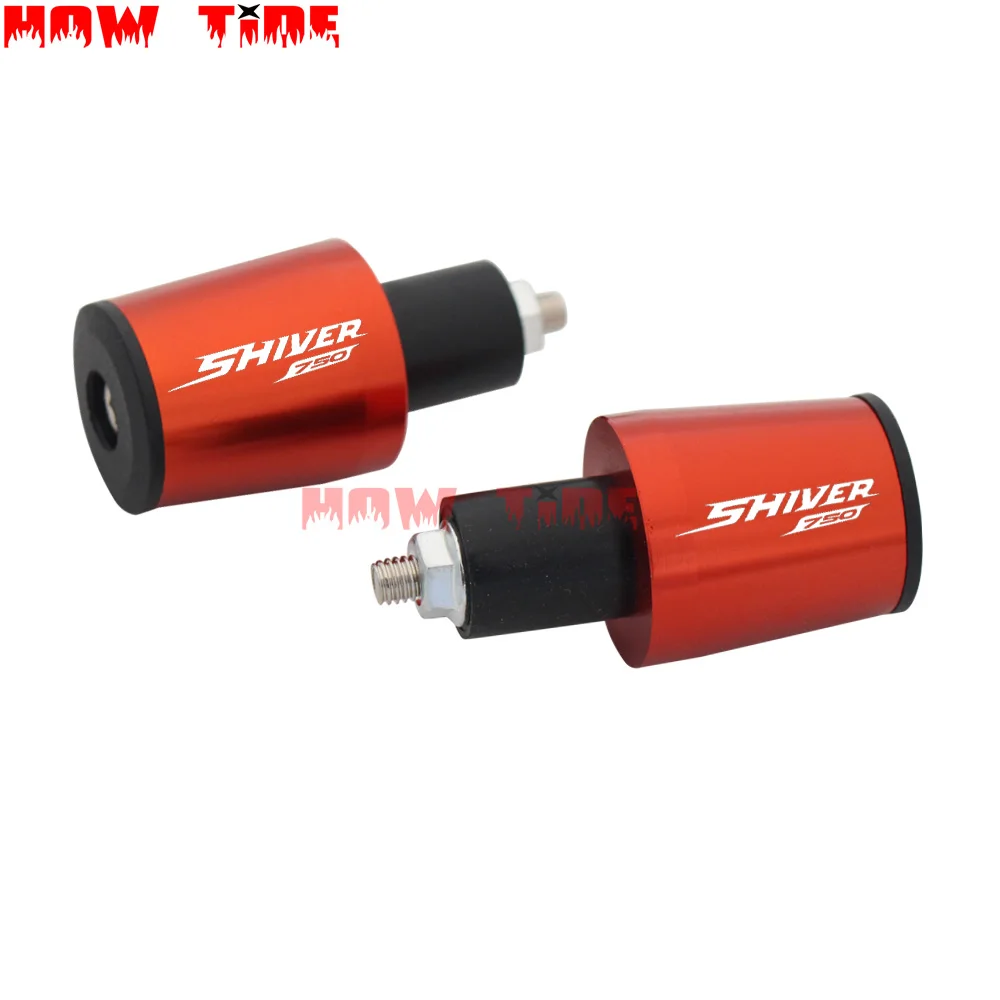 Мотоциклетные ручки 7/8 дюйма 22 мм заглушки руля для Aprilia SHIVER GT 750 SHIVER750 2007 2018 2017