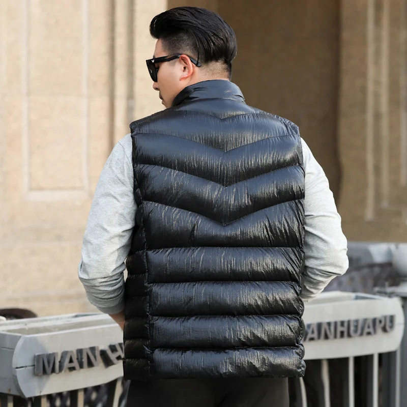 Новинка жилет большого размера 10XL 9XL 8XL из высококачественного хлопка Мужская