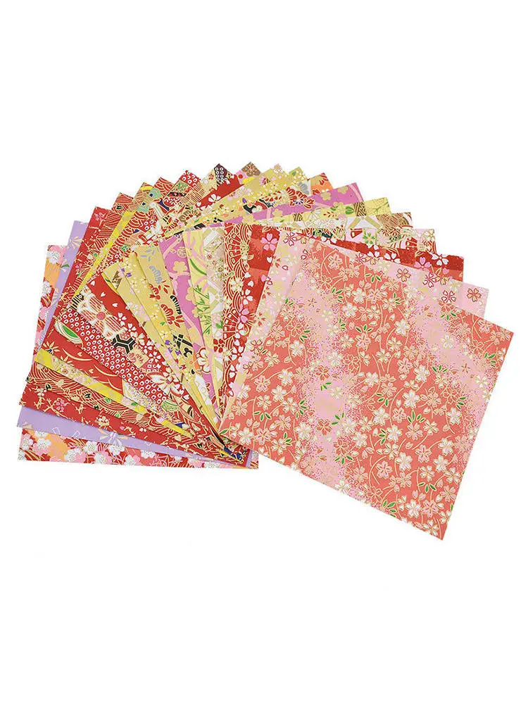 Японский оригами складная бумага для рукоделия цветочный узор сделай сам