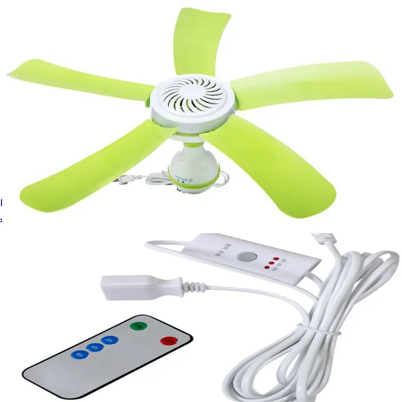 

Blue 7w Silent Plastic Energy Saving Mini Ceiling Fan 3-5 Turn Page Fan 220V Hanging Fan Soft Wind Household