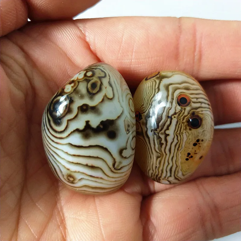 Агатовые пальмовые камни Sardonyx из натурального камня игровые маленькие и