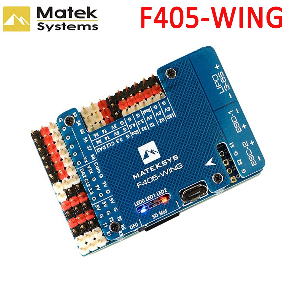 Matek Systems Mateksys F405 WING (новинка) STM32F405 игровые джойстики со встроенным серверный