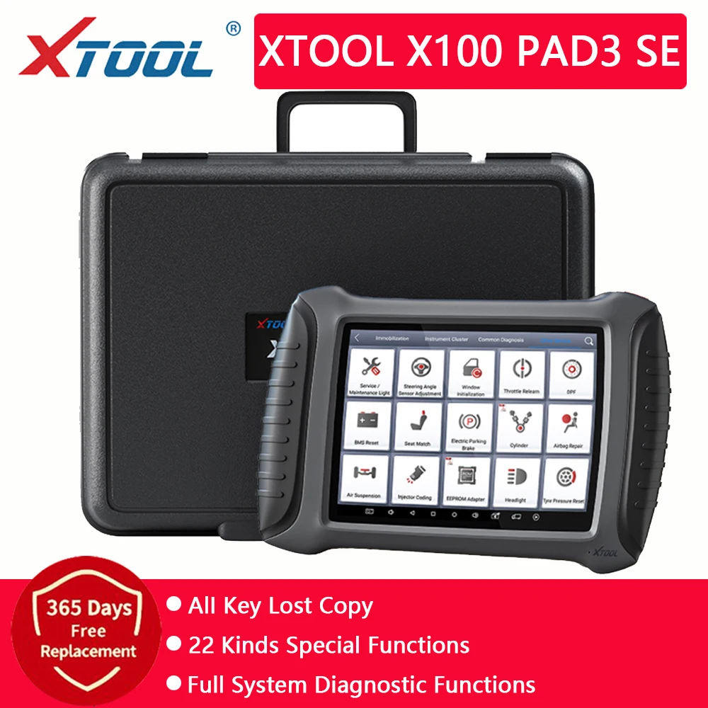 XTOOL X100 PAD3 SE Инфракрасный ключ полная система OBD2 программатор полный сканер