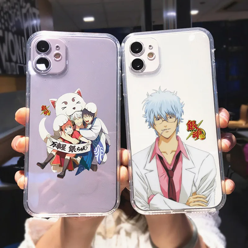 

Phone Case for IPhone 12 Mini X XS MAX 6 6s 7 7plus 8 8Plus SE2 13 XR 11 11pro Max Cute Japan Anime GINTAMA Cover Coque Fundas