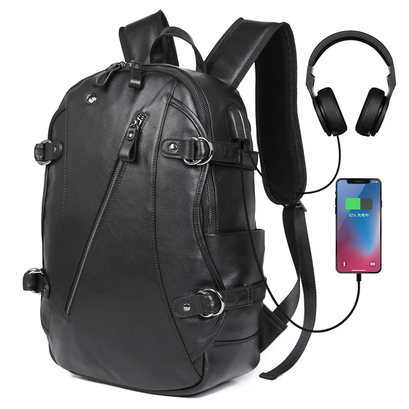 

Male Multifunction USB Charging Fashion Business Casual Travel Anti-theft Waterproof 15.6 Inch Laptop Men Backpack