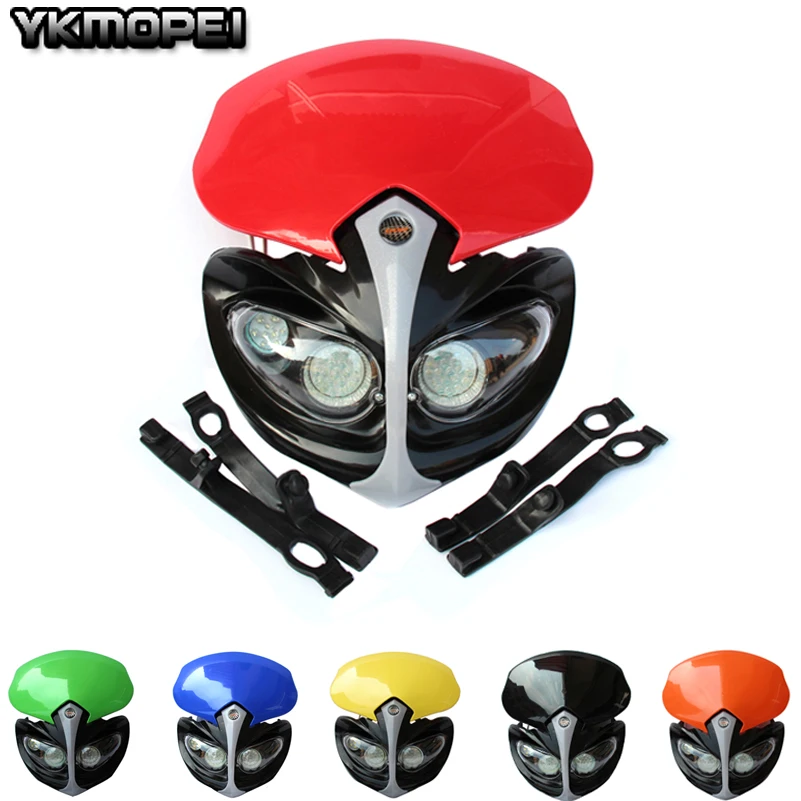 Универсальная светодиодная фара для мотоцикла кроссовых мотоциклов 110 125 150 160