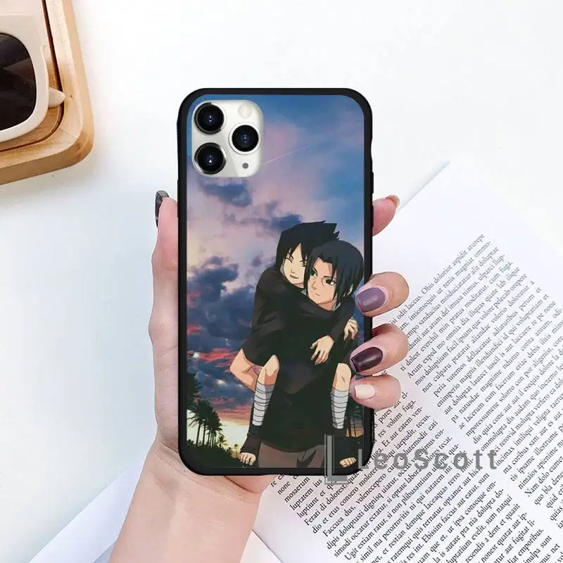 

Anime Naruto Sasuke Phone Case for iPhone 11 12 mini pro XS MAX 8 7 6 6S Plus X 5S SE 2020 XR