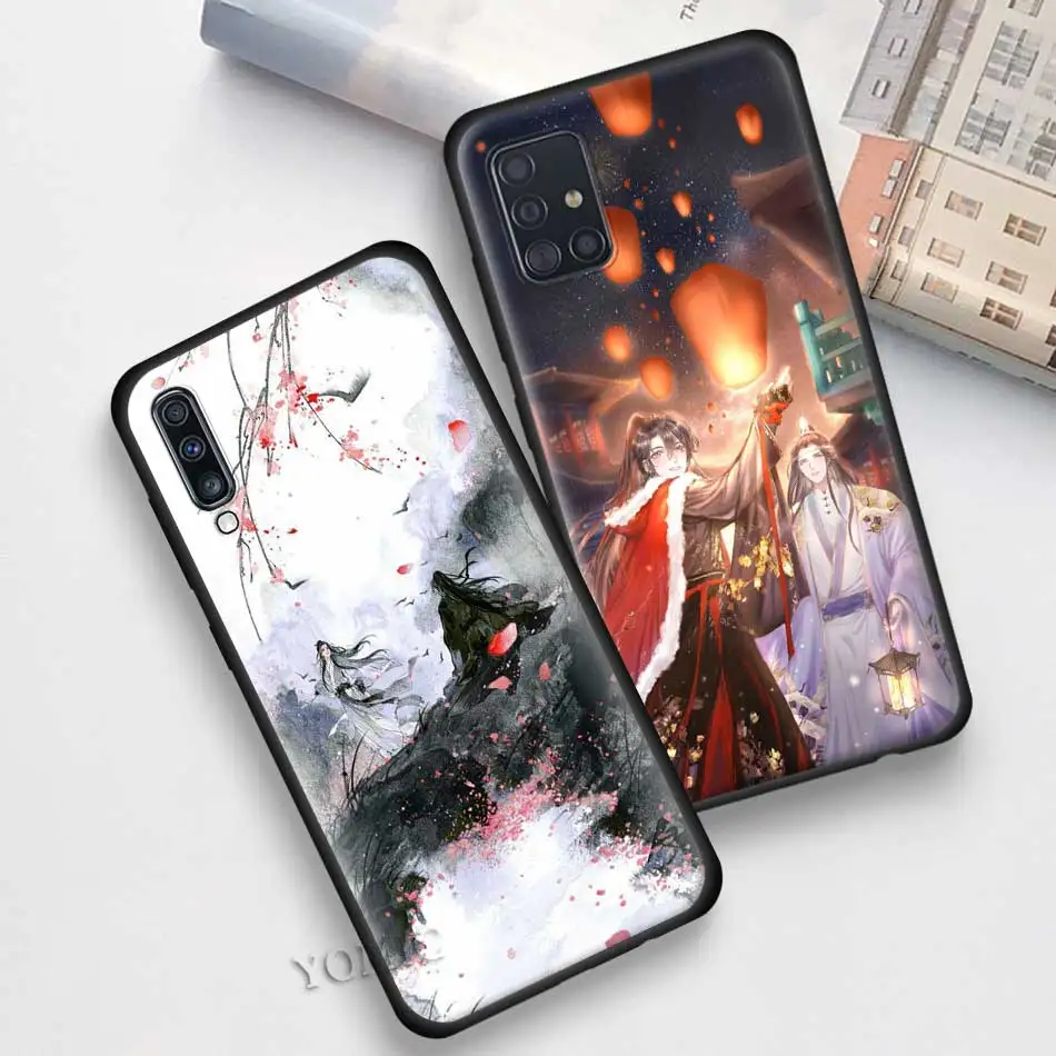 Черный чехол для Samsung Galaxy A51 A50 A71 A70 A10 A20 E A30 S A31 A40 A41 мягкий телефона Mo Dao Zu Shi из ТПУ |