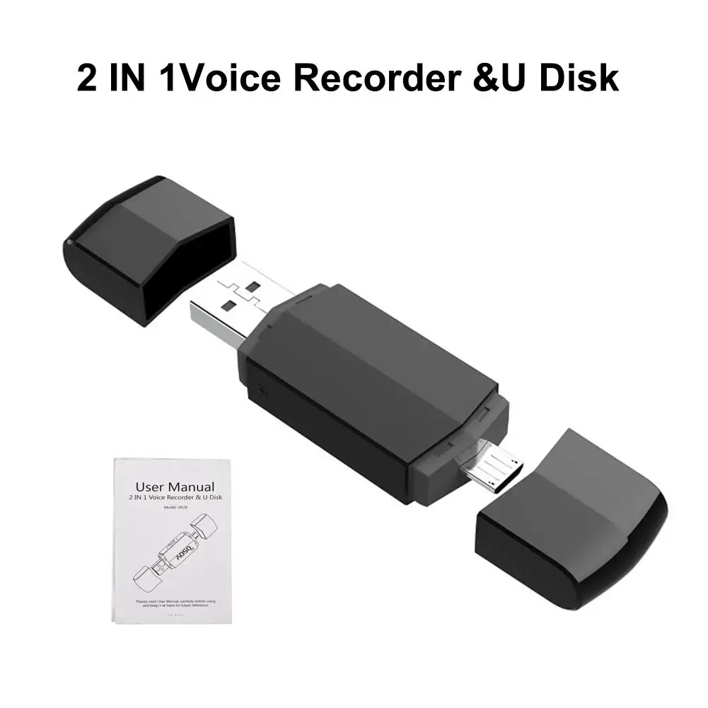 

SK-808 OTG Portable HD Digital USB Voice Recorder 8GB Recording U Disk OTG for Android Dual Plug MP3 Recorders Professional