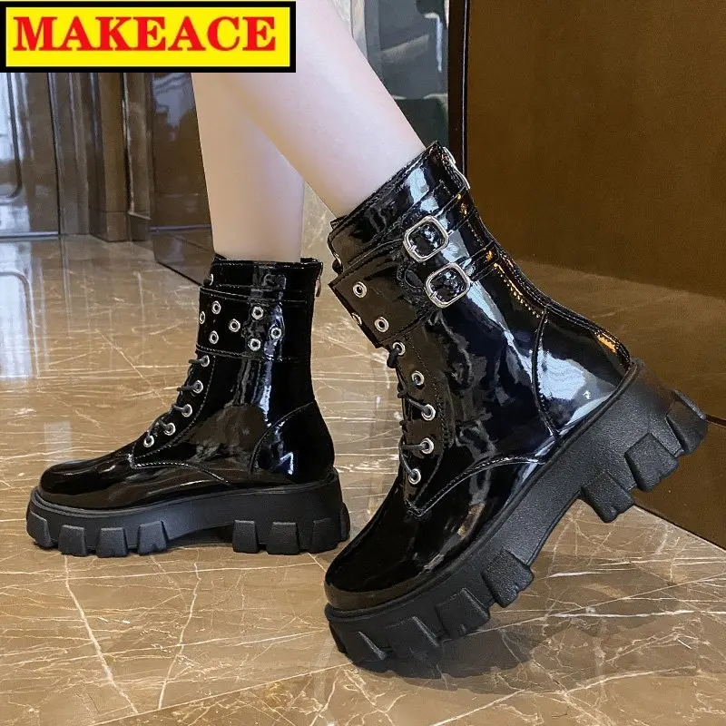 Women's Boots 2021 Fashion and Leisure Light Leather Marten After The Zipper Closed Joker Women's Shoes Europe and America Boots