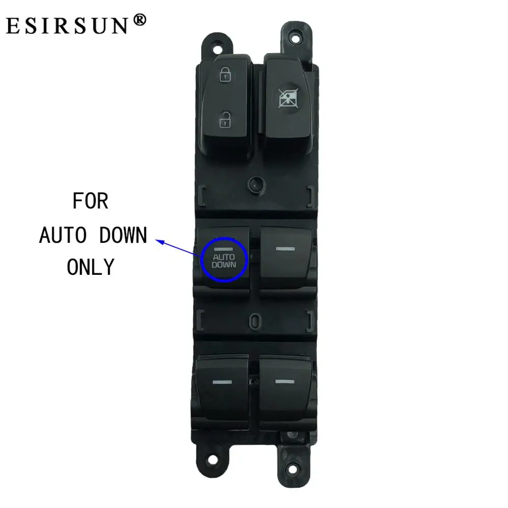 

Переключатель управления стеклоподъемником ESIRSUN для Hyundai IX25 Creta ,93570-C91004X,93570C91004X