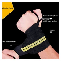 fitness wrist band winding elastic wristband sweat absorption breathable fitness bandage wristband weight lifting wristband