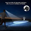 COB налобный фонарь USB Перезаряжаемые фары Применение 18650 BatteryHead светильник Мощный светодиодный головной светильник Водонепроницаемый Рыбалка светильник на заводе