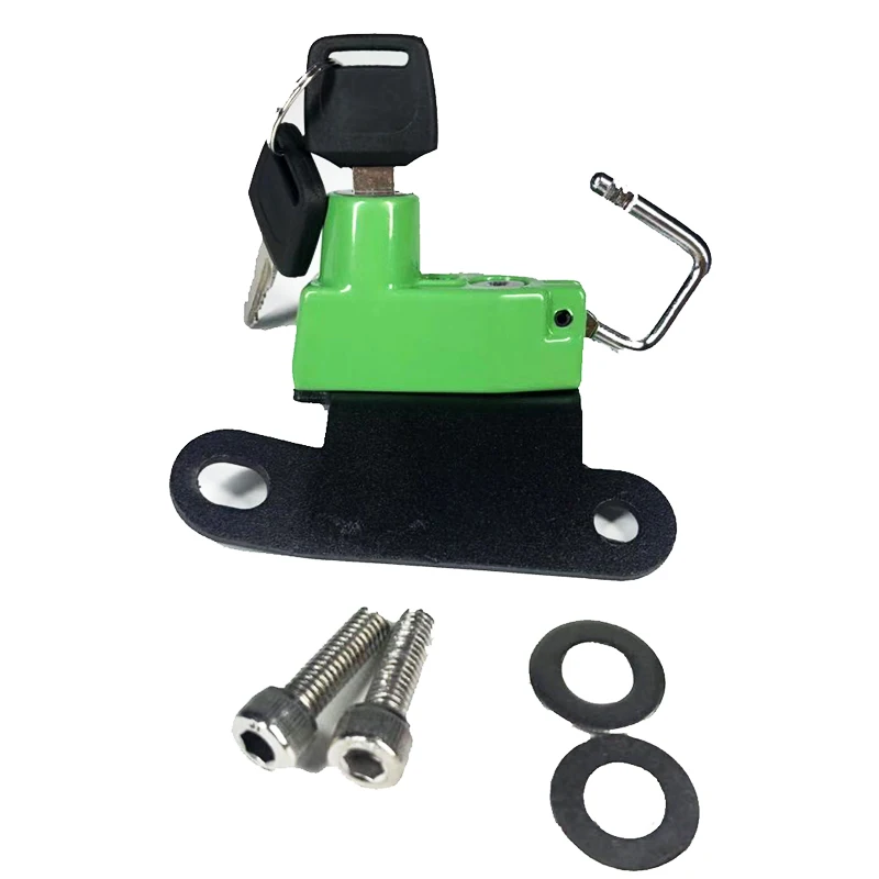 6 цветов замок для мотоциклетного шлема с 2 ключами боковая защита от кражи