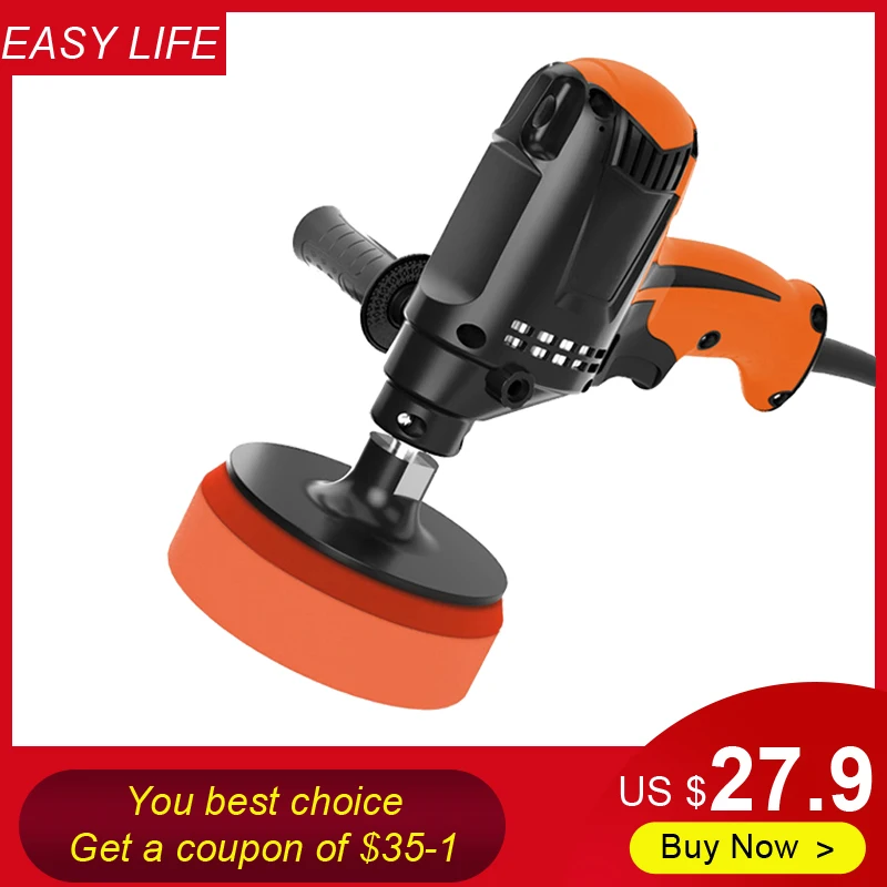 Электрическая полировальная машинка для автомобиля с 6 шестернями и