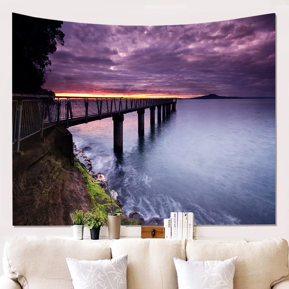

Zeegle Wall Hanging Waterproof Decoration Tapestry for Home Bedside 3D Tapestry Ocean Living Room Washable Tapestry On the Wall