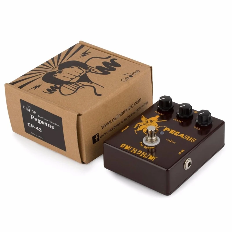 

Caline CP-43 Multi Function Pegasus Overdrive Guitar Pedal True Bypass Guitar Accessories Aluminum Alloy Housing