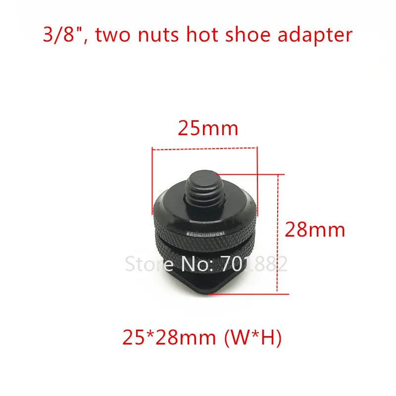 Jadkinsta Camera Flash Light Hot Shoe Stand Adapter With 1/4"-20 3/8" Tripod Screw Mount for canon nikon camera Speedlite |
