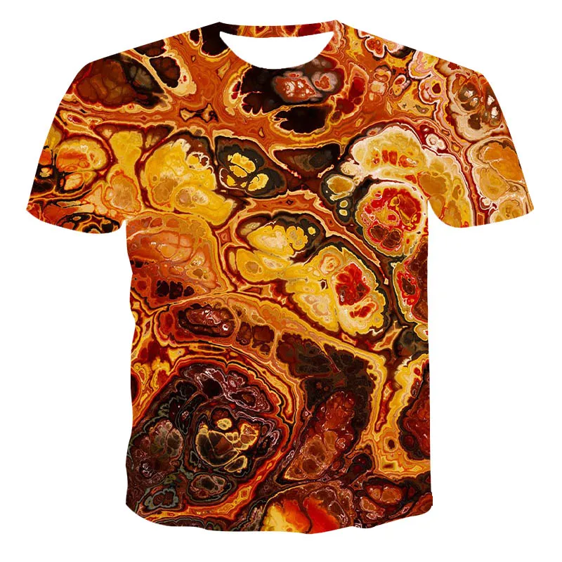 

Summer new 3D printed T-shirts, round neck fashion casual T-shirts with cool pattern printing, men's and women's short XXS-6XL