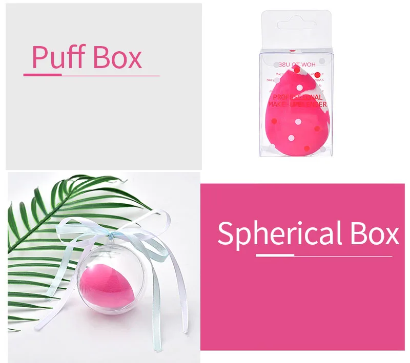 1Pc New Makeup Sponge Bracket Box Dryer Powder Puff Shelf Beauty Egg Holder Makeup-Tools Cosmetic Accessory Spherical Gift Box