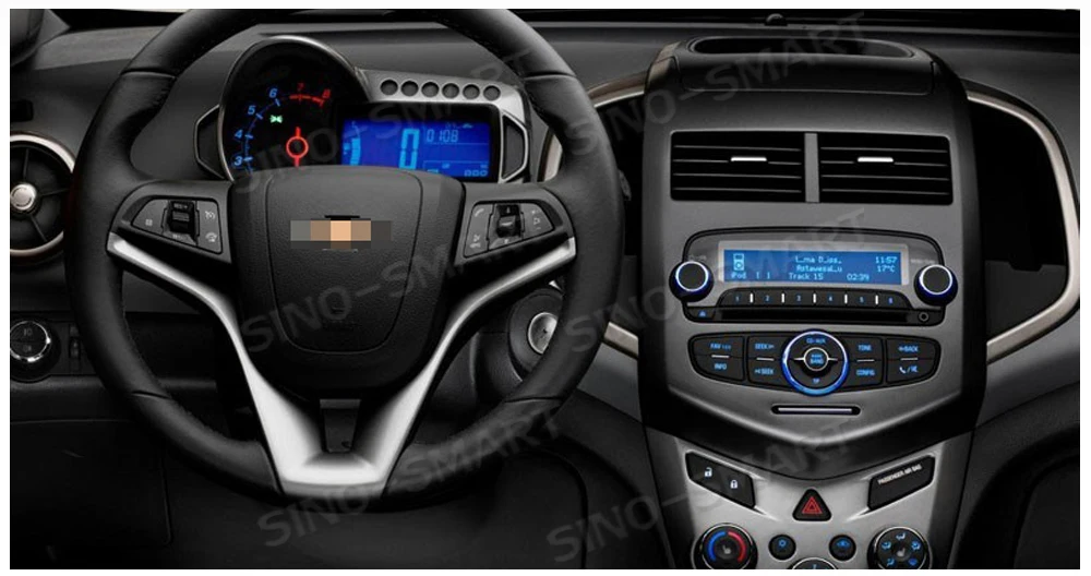 Sinosmart Andrid 8,1 Автомобильный gps мультимедийный радио навигационный плеер для Chevrolet Sonic Aveo 2011 2012 2013