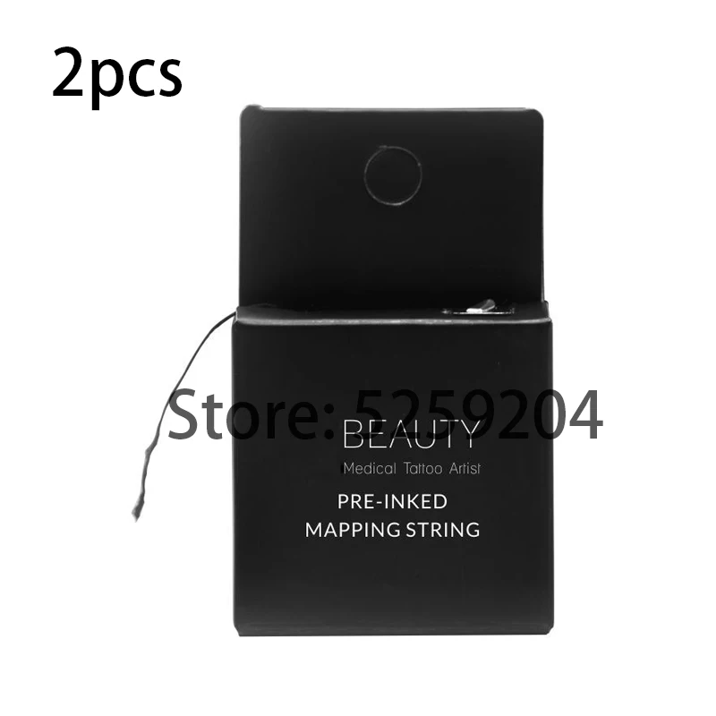 2 box black Микроблейдинг Струны для рисования крашеными чернилами для бровей гипоаллергенный измерительный инструмент для перманентного макияжа набор лезвий - Цвет: 2 box black